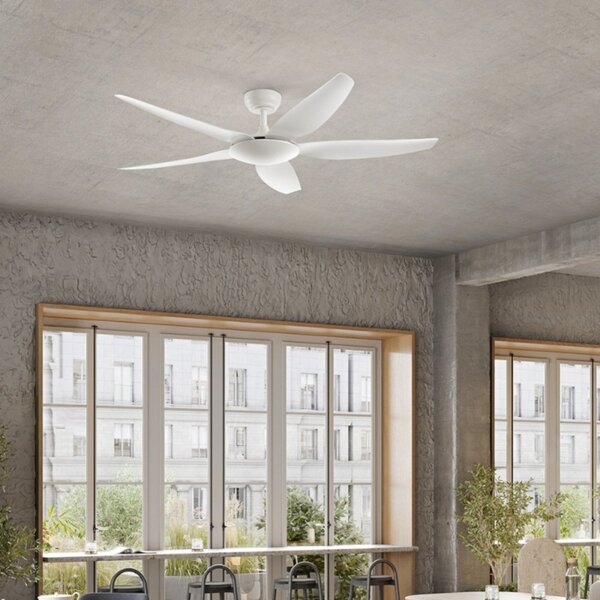 Ventilatore moderno perenz wind 7200 b ct metallo acrilico - Perenz