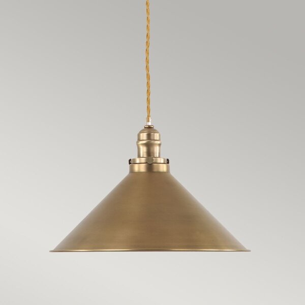 Elstead PV-SP-AB - Lampadario a sospensione con filo PROVENCE 1xE27/60W/230V oro