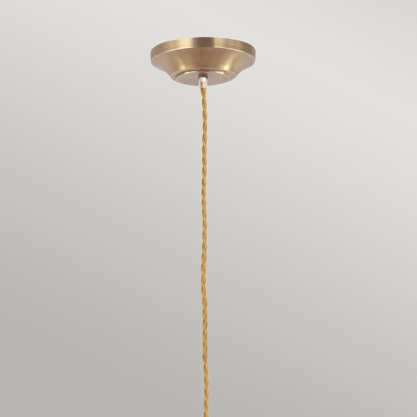 Elstead PV-SP-AB - Lampadario a sospensione con filo PROVENCE 1xE27/60W/230V oro