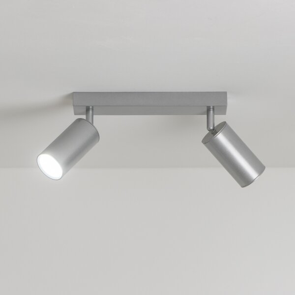 Brilagi - Luce Spot da bagno SELE 2xGU10/30W/230V IP44 argento