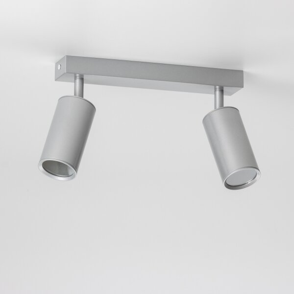 Brilagi - Luce Spot da bagno SELE 2xGU10/30W/230V IP44 argento
