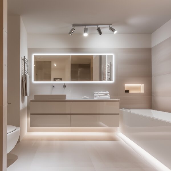 Brilagi - Luce Spot da bagno SELE 4xGU10/30W/230V IP44 cromo lucido
