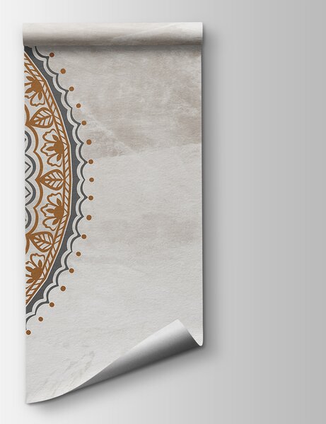 Carta da parati Un disegno circolare su una superficie bianca, Carta da parati Texture, Carta da parati popolare, u98495v1 - Tapeko.it