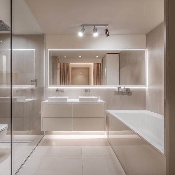 Brilagi - Luce Spot da bagno SELE 3xGU10/30W/230V IP44 cromo lucido