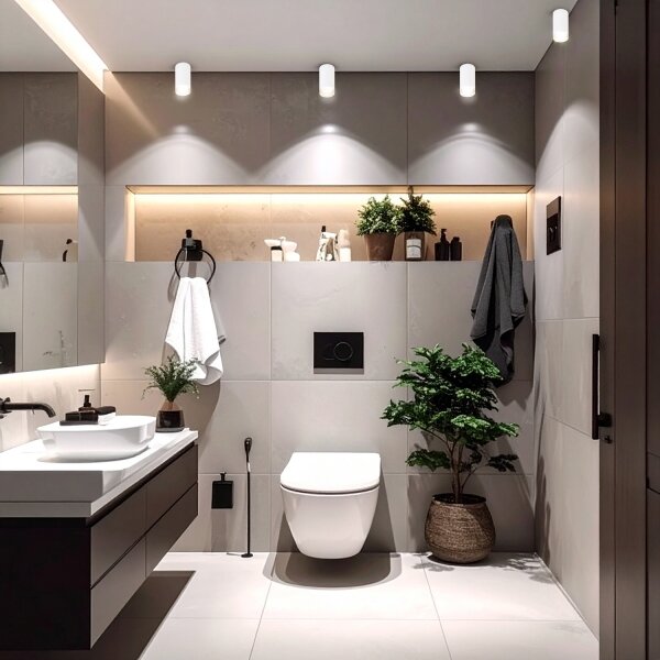 Brilagi - Luce Spot da bagno SELE 1xGU10/30W/230V IP44 bianco