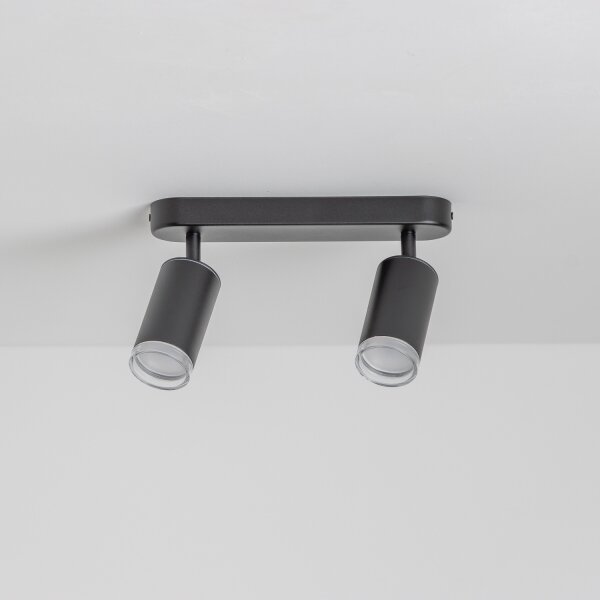 Brilagi - Luce Spot da bagno SELE 2xGU10/30W/230V IP44 nero