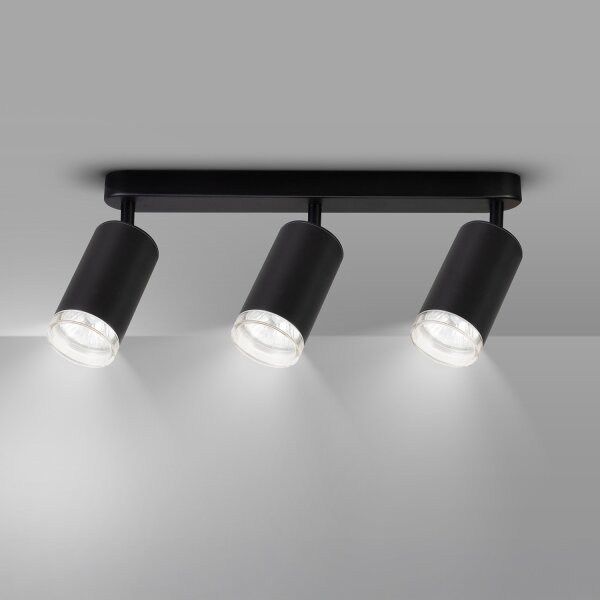 Brilagi - Luce Spot da bagno SELE 3xGU10/30W/230V IP44 nero