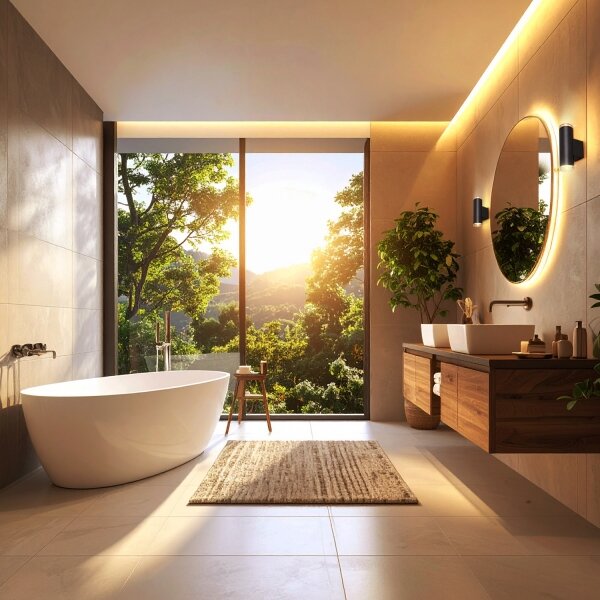Brilagi - Faretto per bagno SELE AQUA 2xGU10/30W/230V IP44 nero