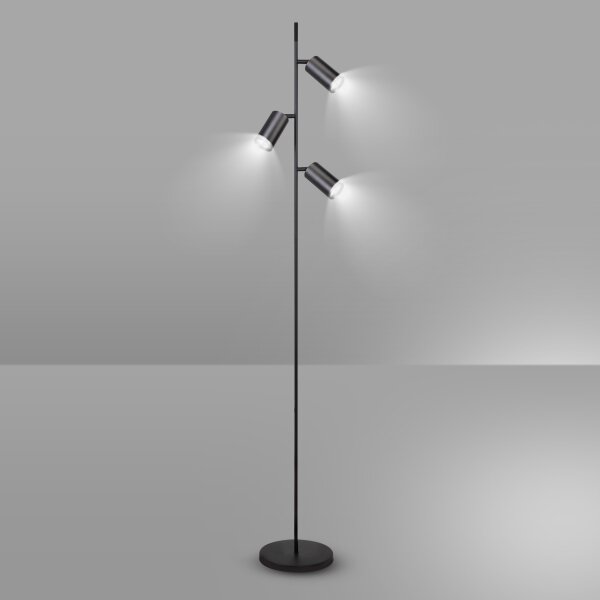 Brilagi - Lampada con piedistallo SELE 3xGU10/30W/230V nero