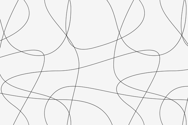 Carta da parati Linee nere su sfondo bianco, Carta da parati Geometriche, Carta da parati popolare, u98563 - Tapeko.it