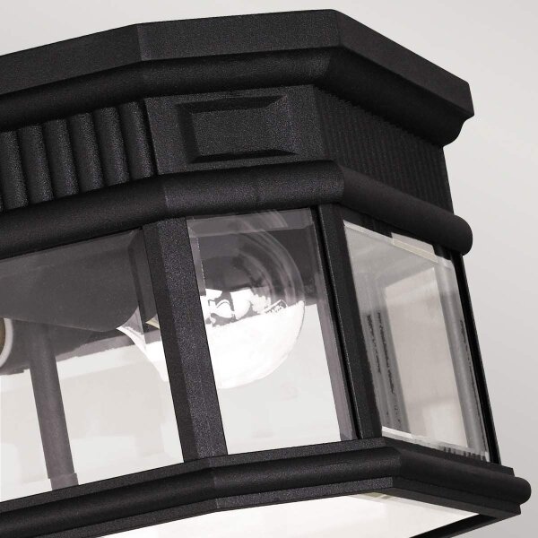 Feiss FE-COTSLN-F-BK-Plafoniera da esterno COTSWOLD LANE 2xE27/60W/230V IP44