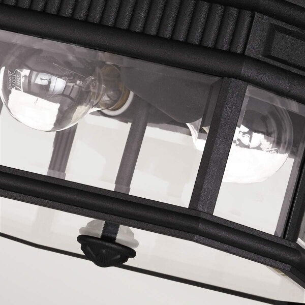 Feiss FE-COTSLN-F-BK-Plafoniera da esterno COTSWOLD LANE 2xE27/60W/230V IP44