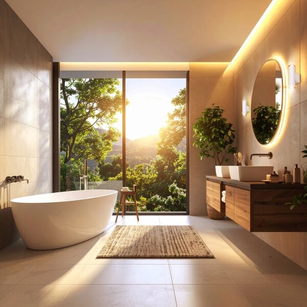 Brilagi - Faretto da bagno SELE AQUA 2xGU10/30W/230V IP44 bianco