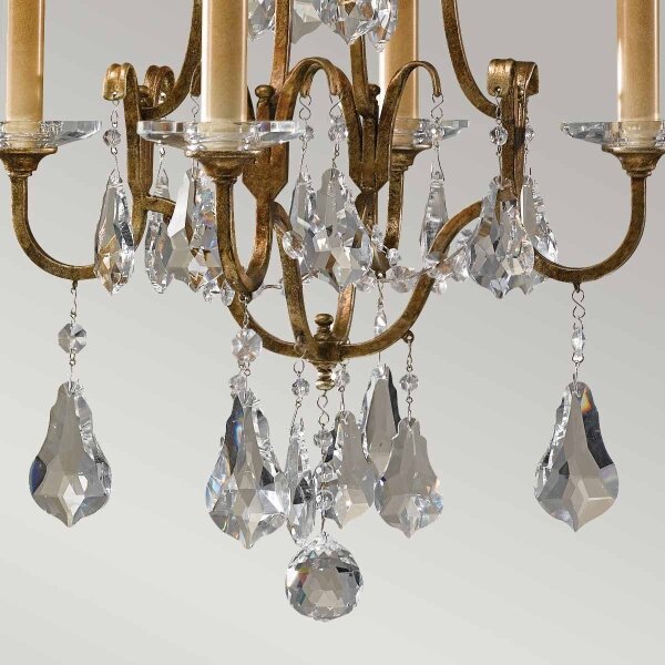 Feiss FE-VALENTINA4 - Lampadario a sospensione con catena VALENTINA 4xE14/60W/230V