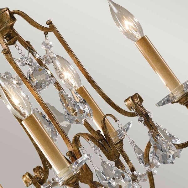 Feiss FE-VALENTINA4 - Lampadario a sospensione con catena VALENTINA 4xE14/60W/230V