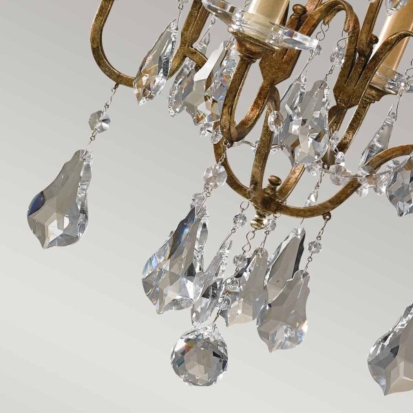 Feiss FE-VALENTINA4 - Lampadario a sospensione con catena VALENTINA 4xE14/60W/230V