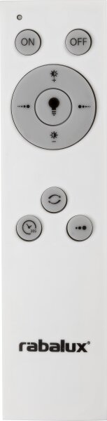 Rabalux - Plafoniera dimmerabile a LED/40W/230V con telecomando 3000-6000K