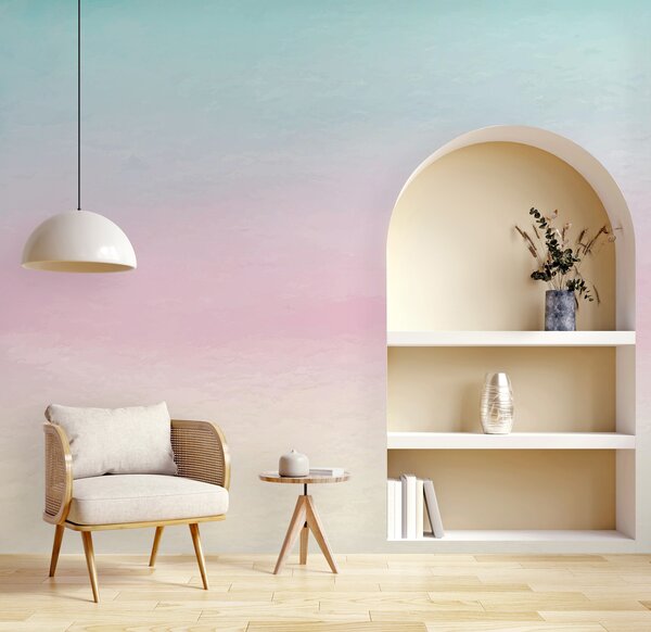 Carta da parati Ombre in stile rosa e blu, Fotomurali Ombre, u98238 : Uwalls.it