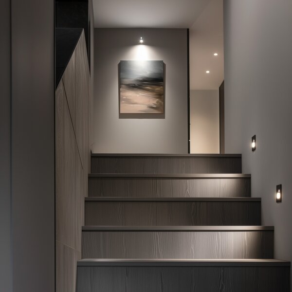 Brilagi LED lampada per scale con sensore JACK LED/3W/230V 3000/4000/6500K nero