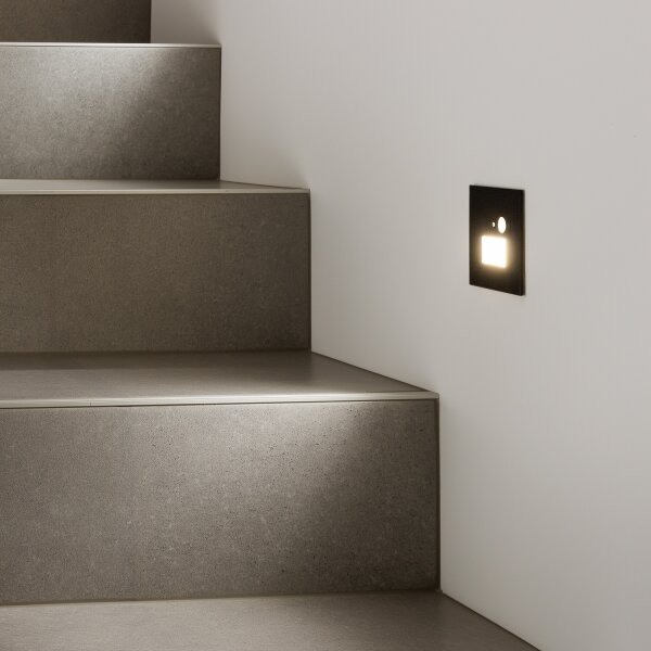 Brilagi - Lampada per scale a LED con sensore LED/1,5W/230V 3000/4000/6500K nero