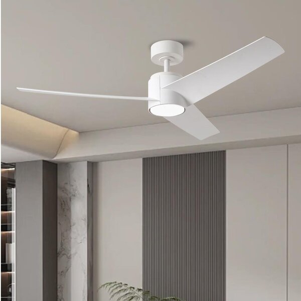 ZEVENTI - Ventilatore da soffitto LED ORVIETO LED/18W/230V Wi-Fi Tuya bianco + telecomando
