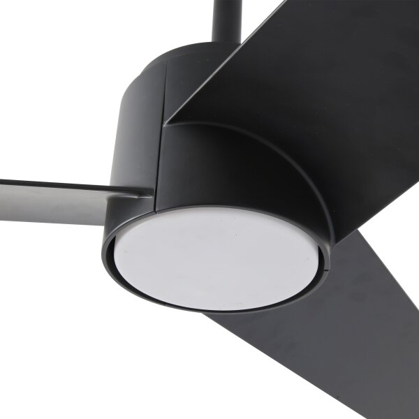 ZEVENTI - Ventilatore da soffitto LED ORVIETO LED/18W/230V Wi-Fi Tuya nero + telecomando