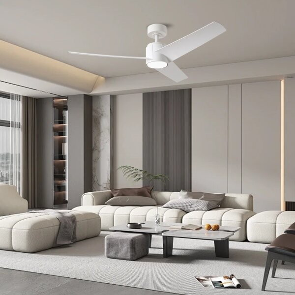 ZEVENTI - Ventilatore da soffitto LED ORVIETO LED/18W/230V Wi-Fi Tuya bianco + telecomando