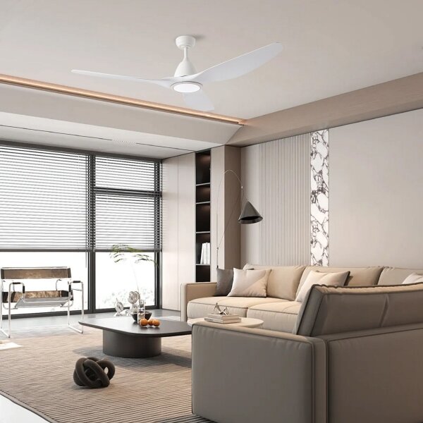 ZEVENTI - Ventilatore da soffitto LED URBINO LED/20W/230V Wi-Fi Tuya bianco + telecomando