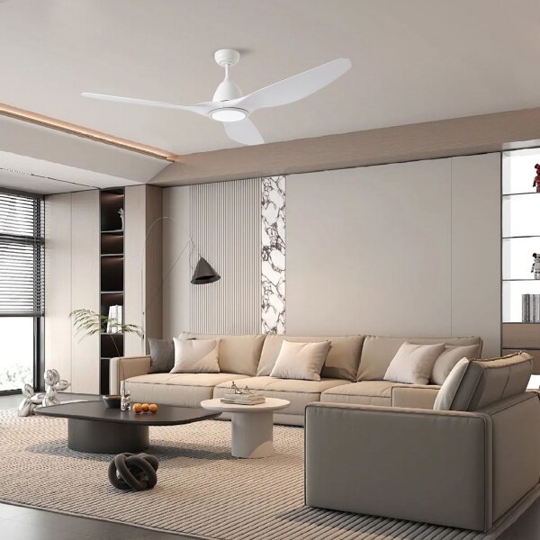 ZEVENTI - Ventilatore da soffitto LED URBINO LED/20W/230V Wi-Fi Tuya bianco + telecomando