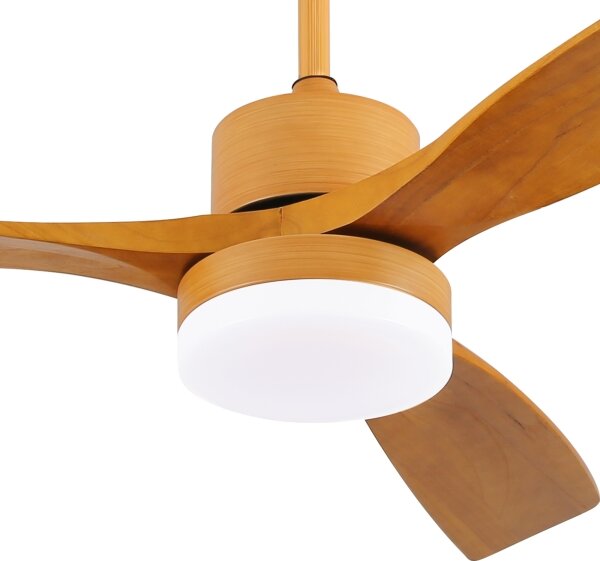 ZEVENTI - Ventilatore da soffitto LED MARE LED/24W/230V Wi-Fi Tuya rovere + telecomando