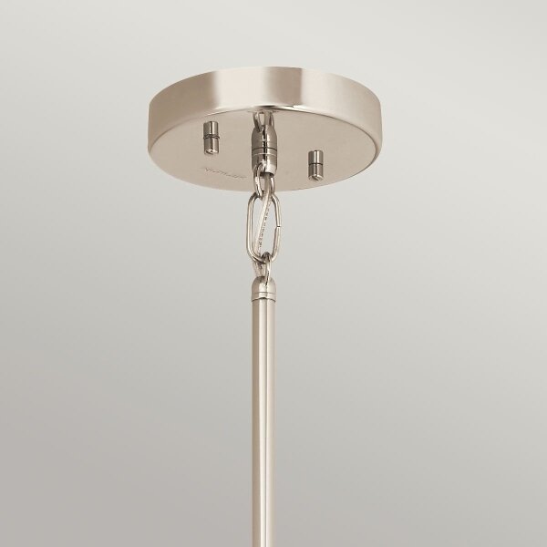 Kichler KL-ASTER-P-PN - Lampadario a sospensione con supporto rigido ASTER 3xE14/60W/230V