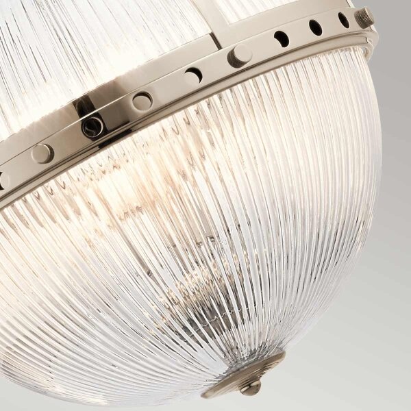 Kichler KL-ASTER-P-PN - Lampadario a sospensione con supporto rigido ASTER 3xE14/60W/230V