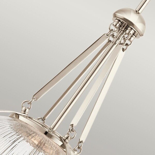 Kichler KL-ASTER-P-PN - Lampadario a sospensione con supporto rigido ASTER 3xE14/60W/230V