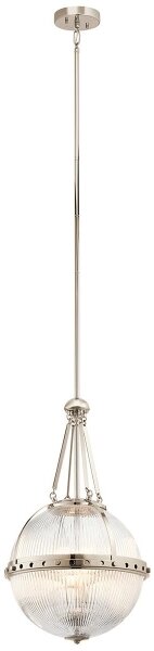Kichler KL-ASTER-P-PN - Lampadario a sospensione con supporto rigido ASTER 3xE14/60W/230V