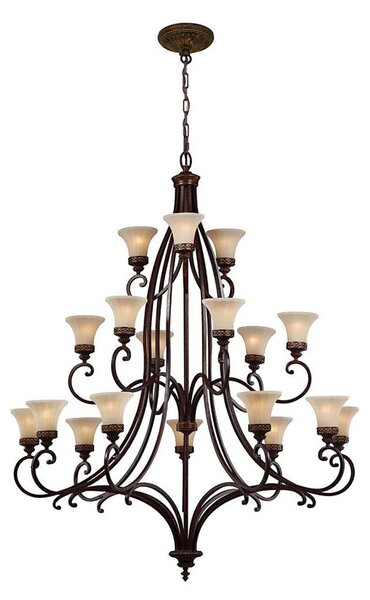 Feiss FE-DRAWING-ROOM18 - Lampadario a sospensione con catena DRAWING ROOM 18xE27/60W/230V
