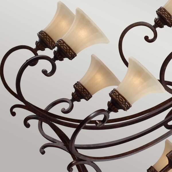 Feiss FE-DRAWING-ROOM18 - Lampadario a sospensione con catena DRAWING ROOM 18xE27/60W/230V