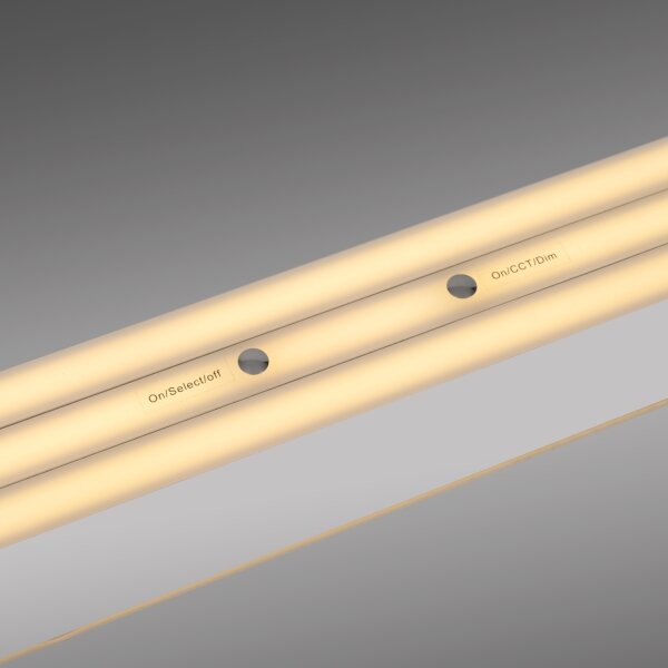 Schöner Wohnen 12577-16 - Sospensione LED dimmerabile su cavo ADRIANA 2xLED/24W/230V bianco