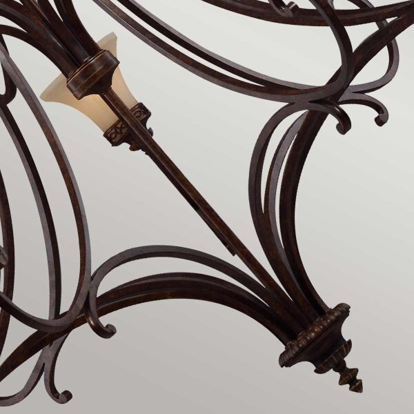 Feiss FE-DRAWING-ROOM18 - Lampadario a sospensione con catena DRAWING ROOM 18xE27/60W/230V