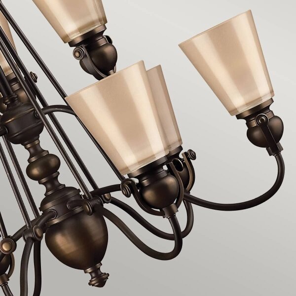 Hinkley HK-MAYFLOWER9 - Lampadario a sospensione con catena MAYFLOWER 9xE27/60W/230V