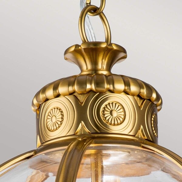 Feiss FE-ADAMS-3P-BB - Lampadario a sospensione con catena ADAMS 3xE14/60W/230V oro