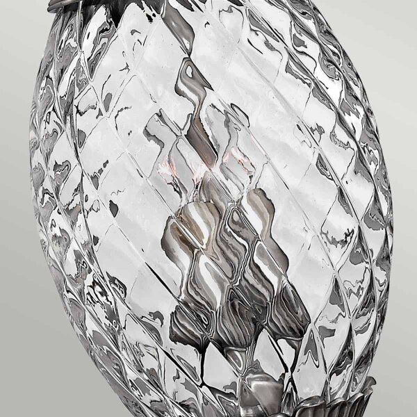 Hinkley HK-PLANT4-P-PL - Lampadario a sospensione con catena PLANTATION 4xE14/40W/230V argento