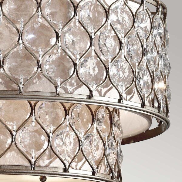 Feiss FE-LUCIA-P-E-2TR - Lampadario a sospensione con supporto rigido LUCIA 6xE27/60W/230V