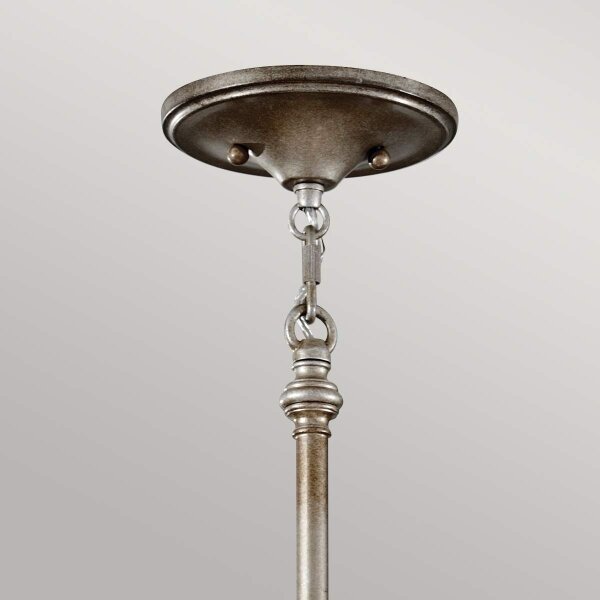 Feiss FE-LUCIA-P-E-2TR - Lampadario a sospensione con supporto rigido LUCIA 6xE27/60W/230V