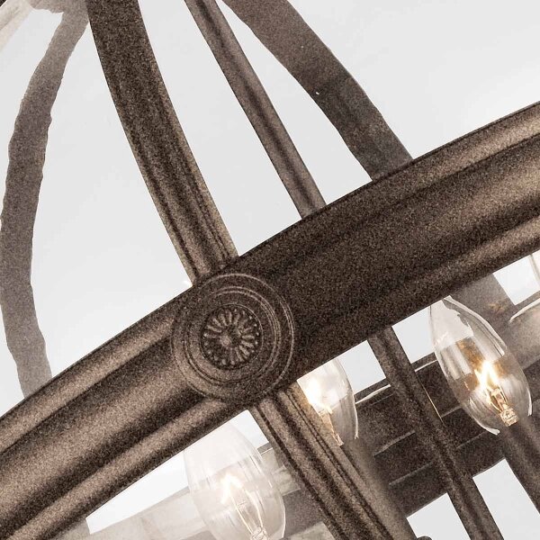 Feiss FE-ADAMS-4P-BRZ - Lampadario a sospensione con catena ADAMS 4xE14/60W/230V bronzo