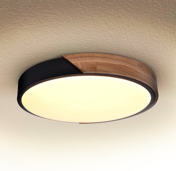 Brilagi - Plafoniera LED PILANA LED/24W/230V quercia diametro 30 cm