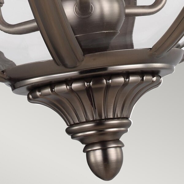Feiss FE-ADAMS-3P-ANL - Lampadario a sospensione con catena ADAMS 3xE14/60W/230V bronzo