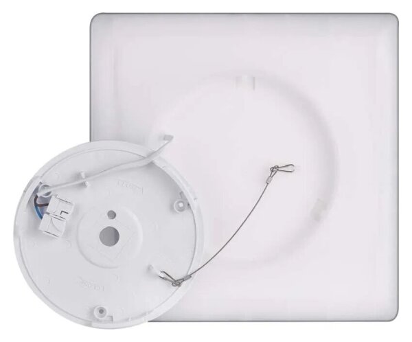 Plafoniera LED FLORI LED/18W/230V 4000K nero 29x29 cm