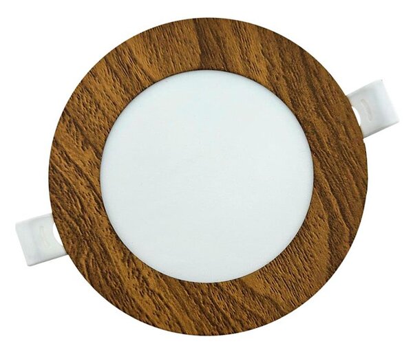 Lampada LED da incasso CIRCLE LED/6W/230V 4200K diametro 11,8 cm marrone