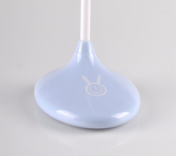 Lampada touch LED per bambini RABBIT LED/0,4W/5V 3000/6500K blu + USB
