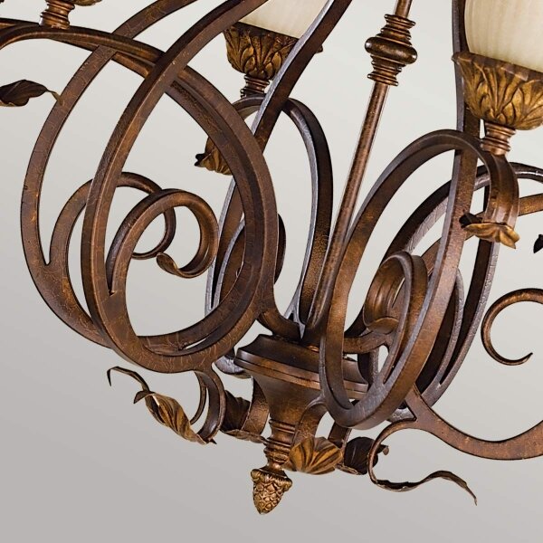 Feiss FE-SONOMAVALLEY6 - Lampadario a sospensione con catena SONOMA VALLEY 6xE27/60W/230V